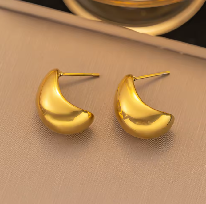 Curve Stud Earrings