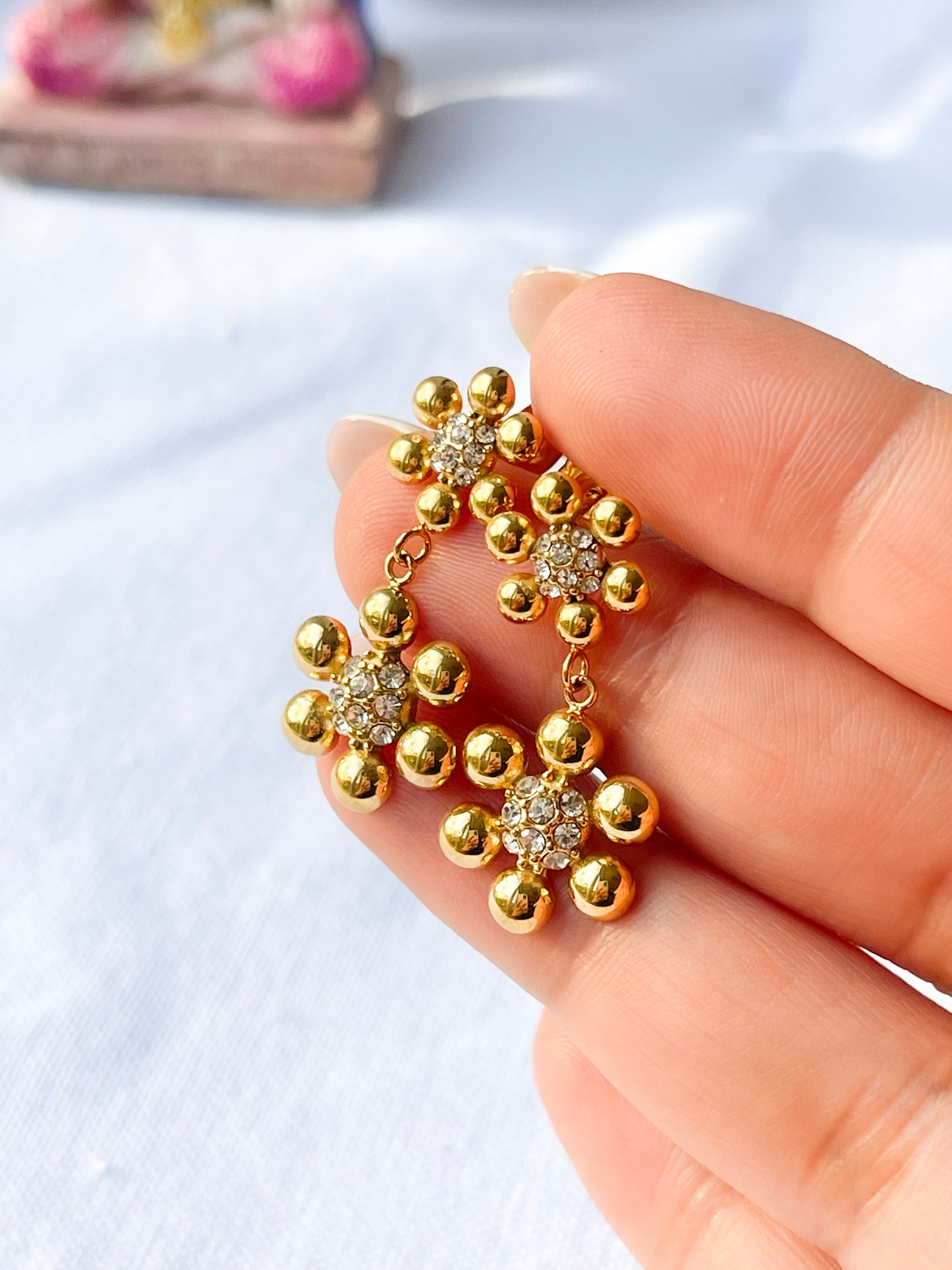 Flower Charm Earring image 0