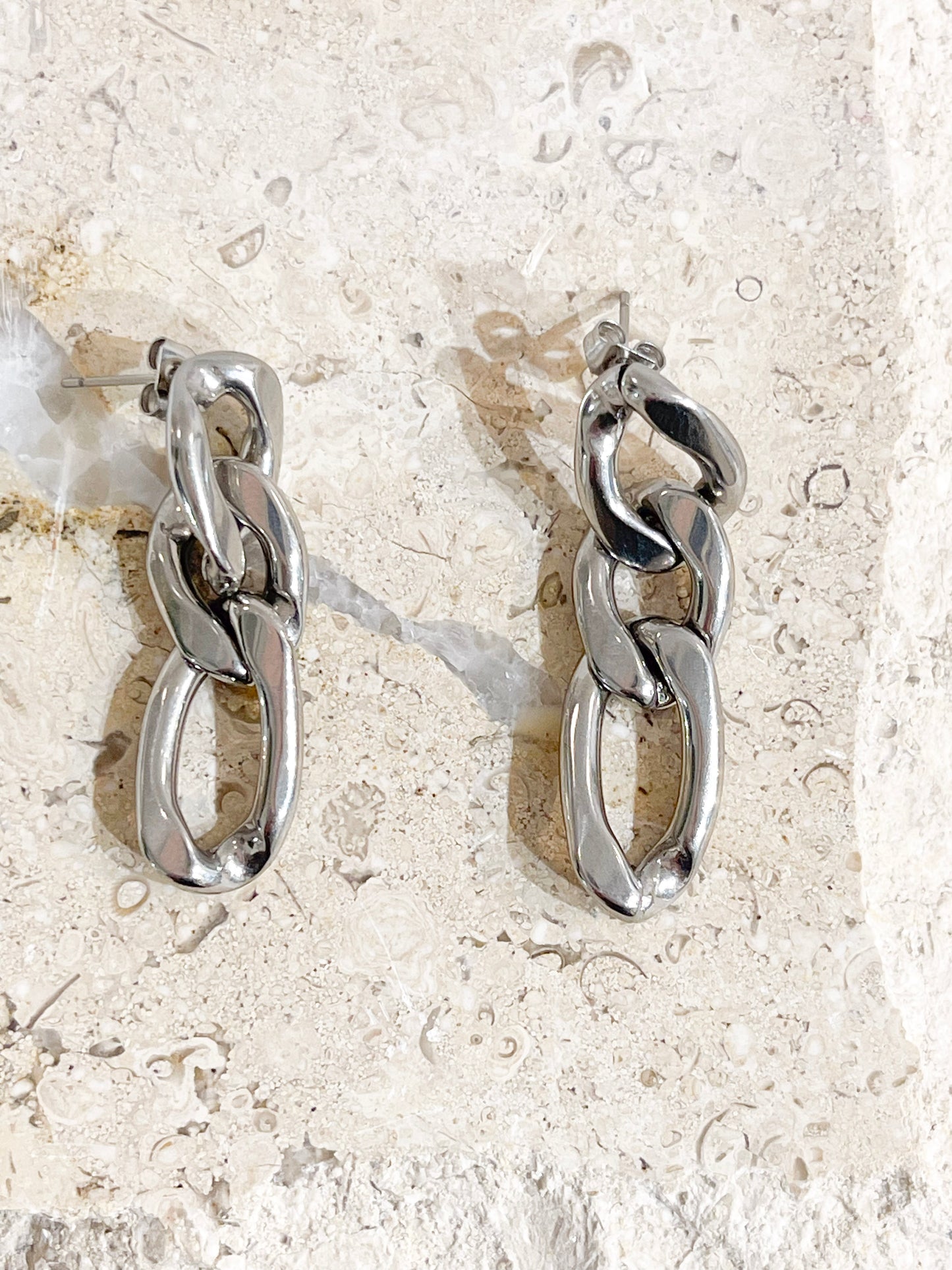 Silver Chain Earring image 0