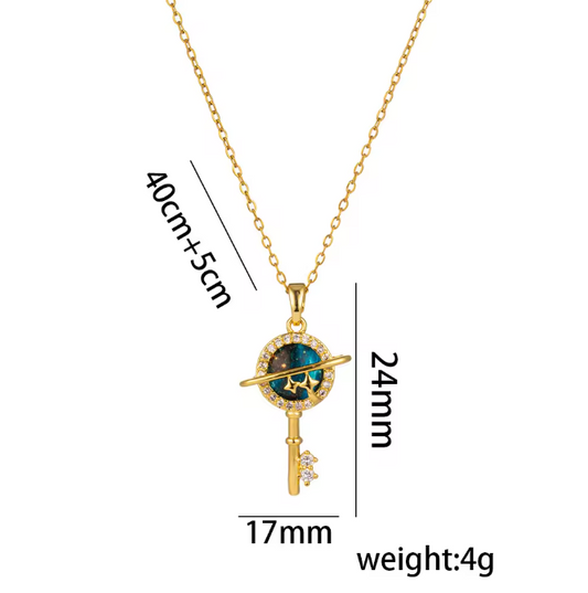 Celestial Key Necklace