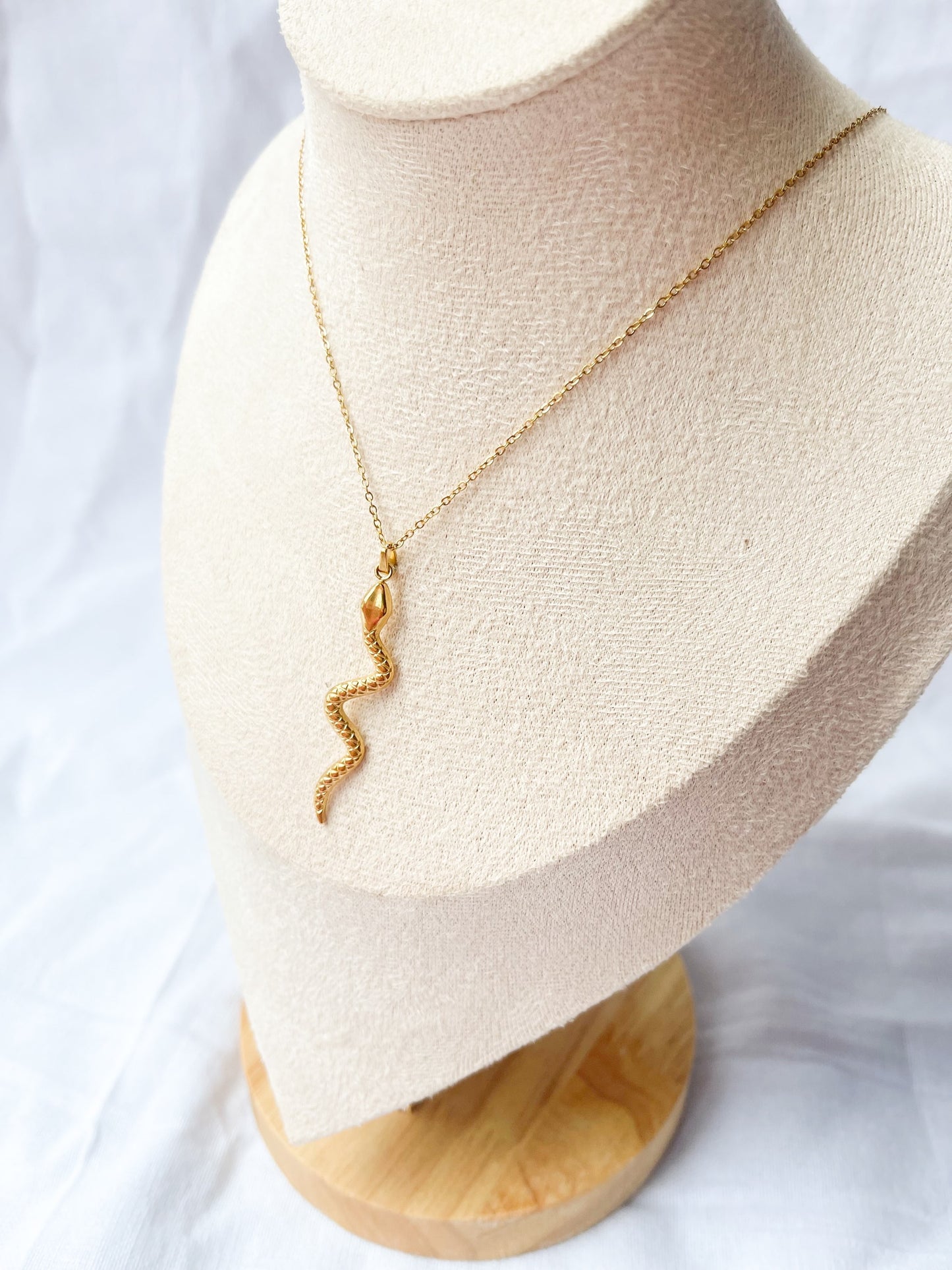 Golden Snake Necklace image 0