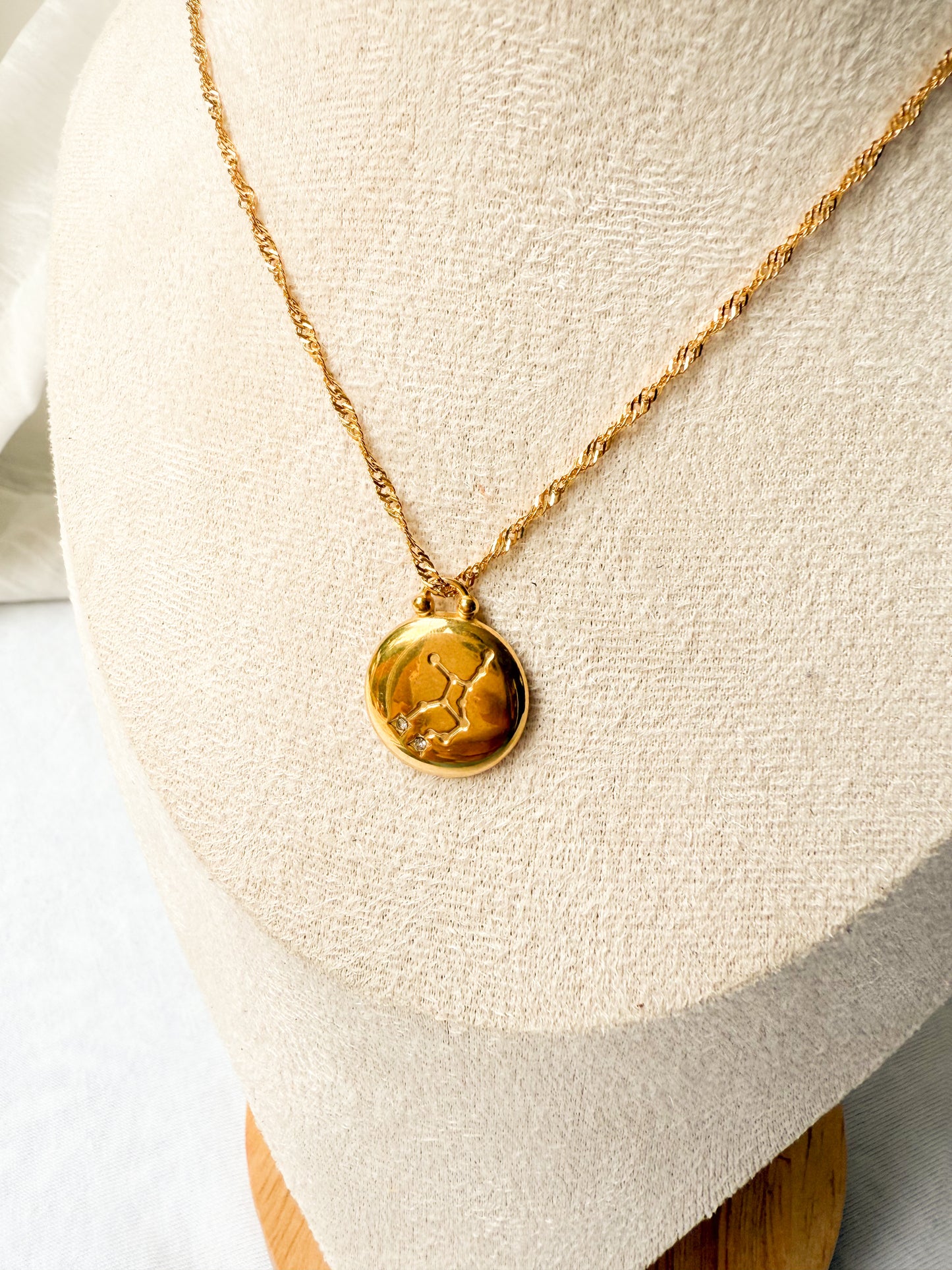Zodiac Coin Necklace