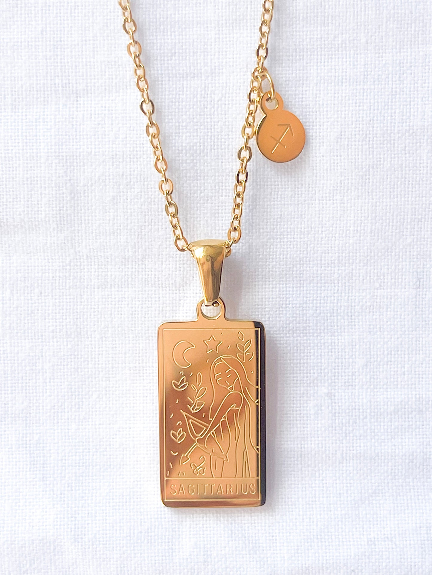 Zodiac Card Necklace image 2