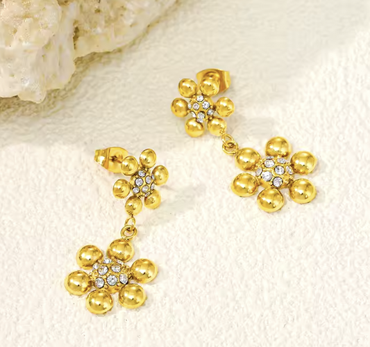 Flower Charm Earring image 1