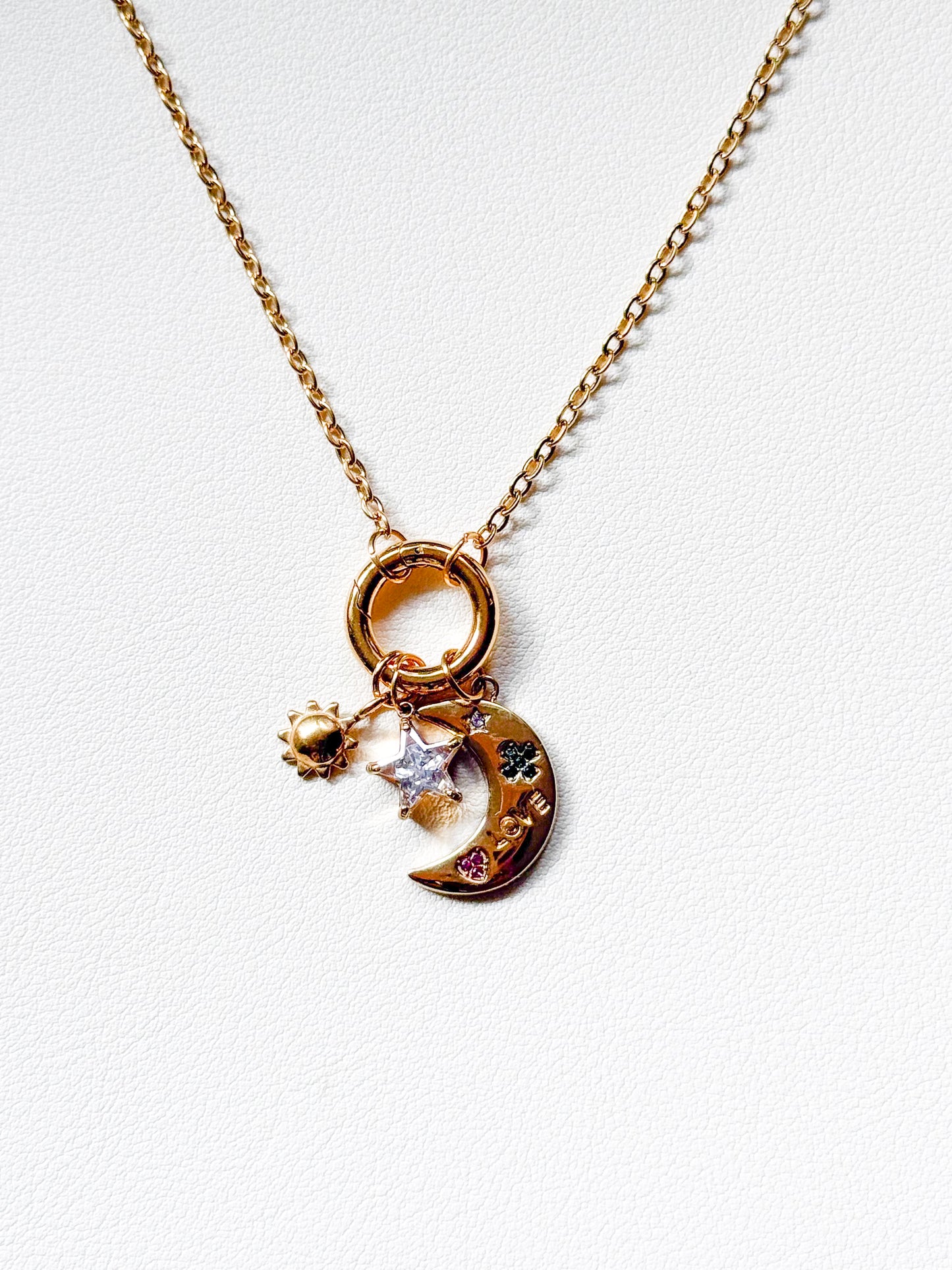 Celestial Wishes Charm Necklace