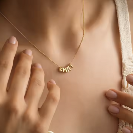 Bubble Alphabet Charms