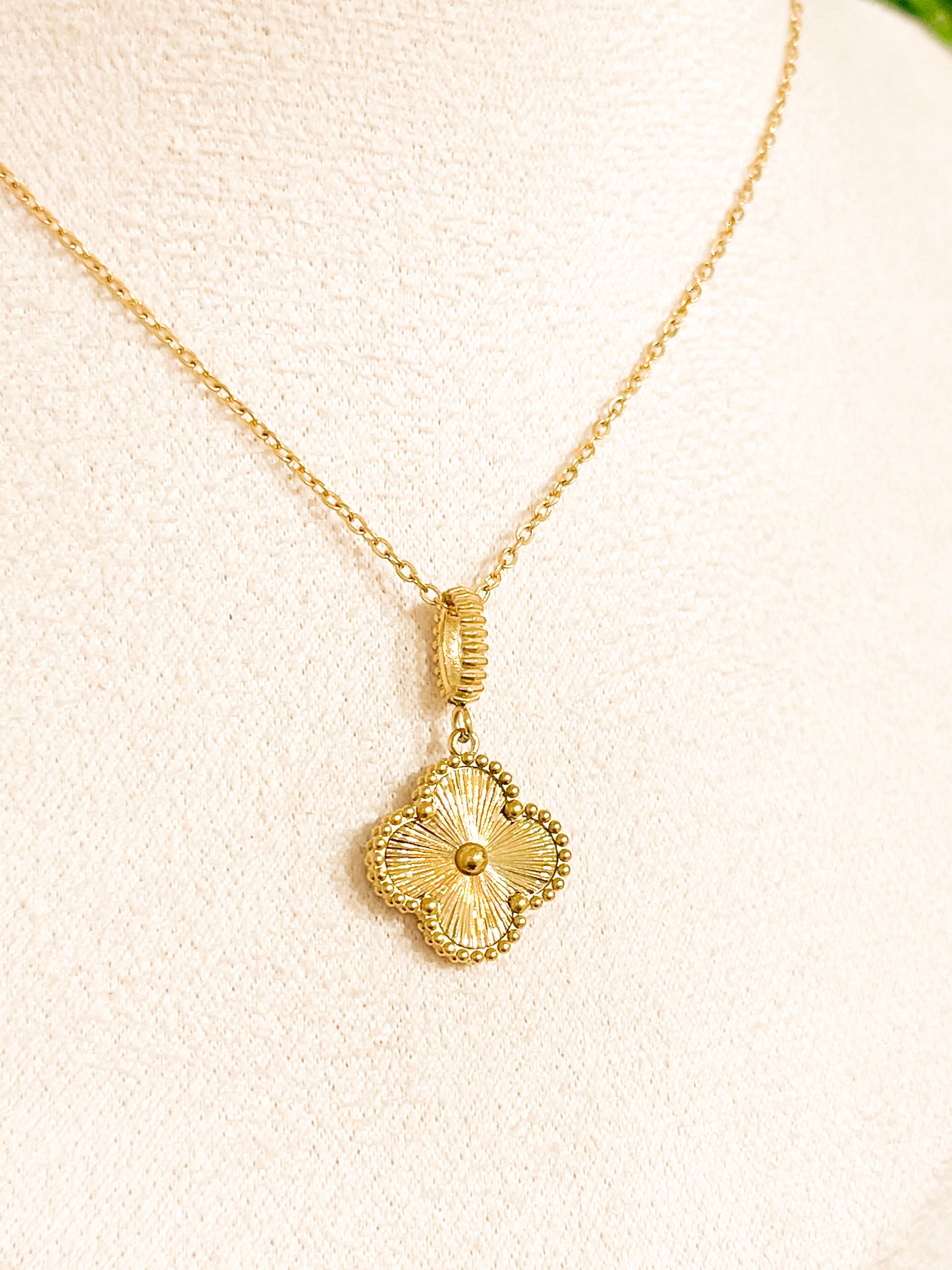Gold Clover Necklace