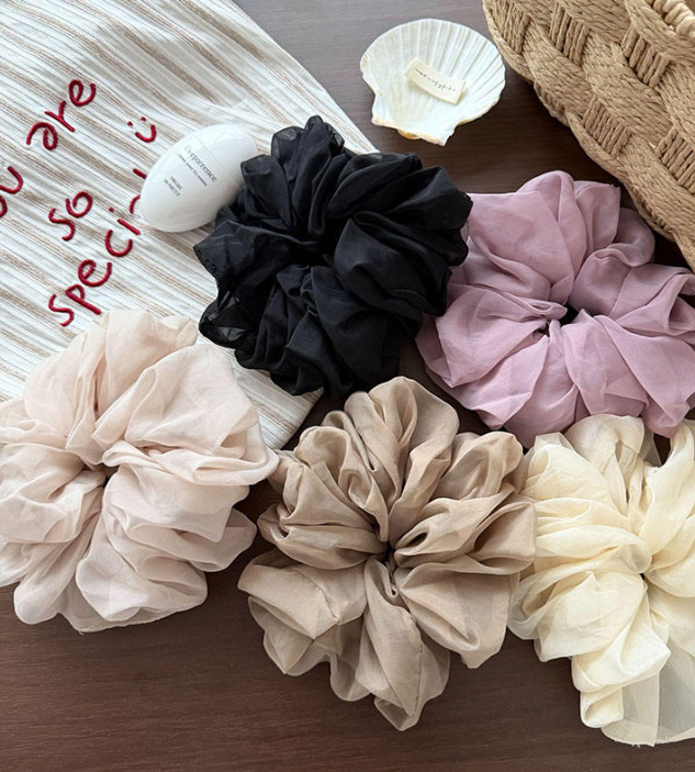 Oversized Organza Scrunchie