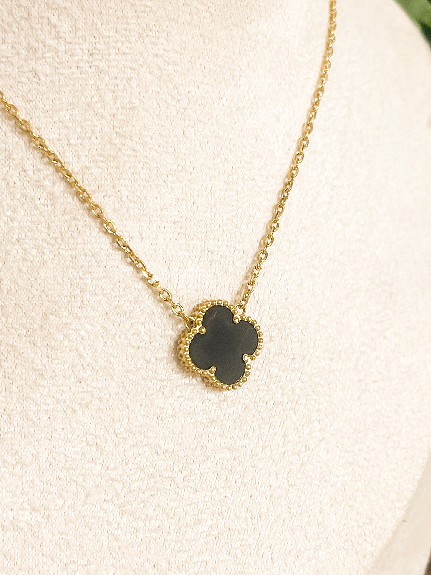 Black Clover Necklace