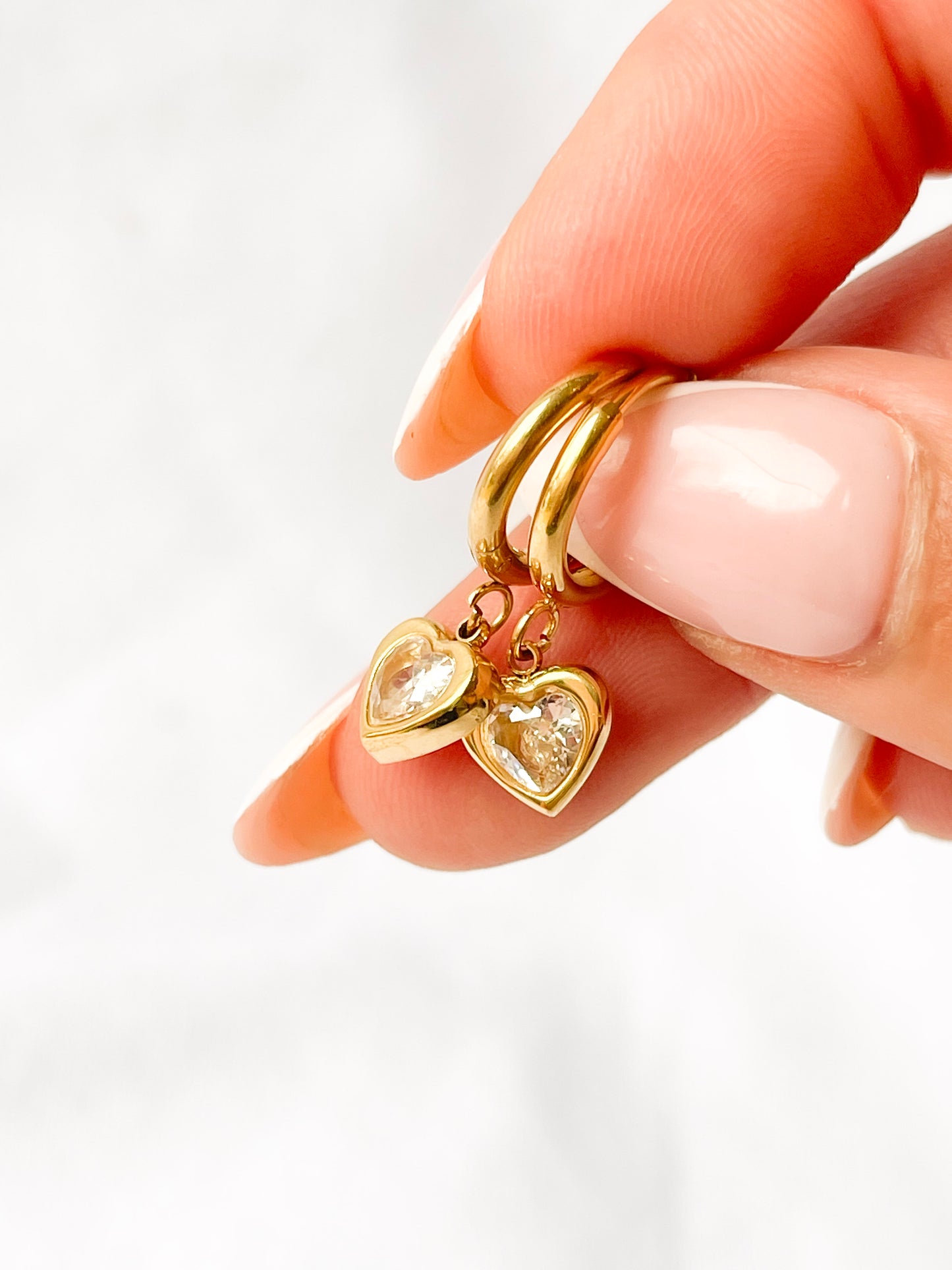 Huggie Heart Earring image 2