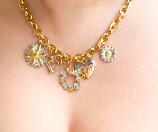 Golden Full Blossom Charm image 1