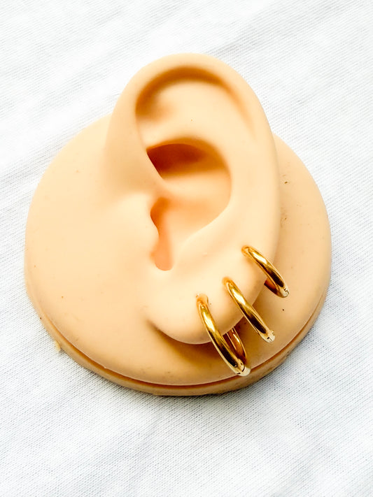 Classic Huggie Hoops