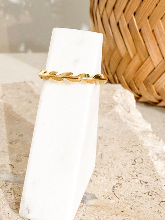 Leaf Band Ring