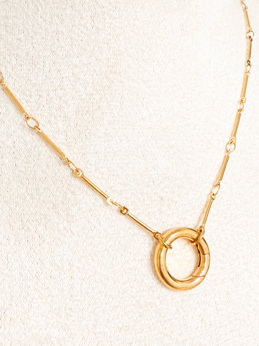 Lyra Carabiner Necklace