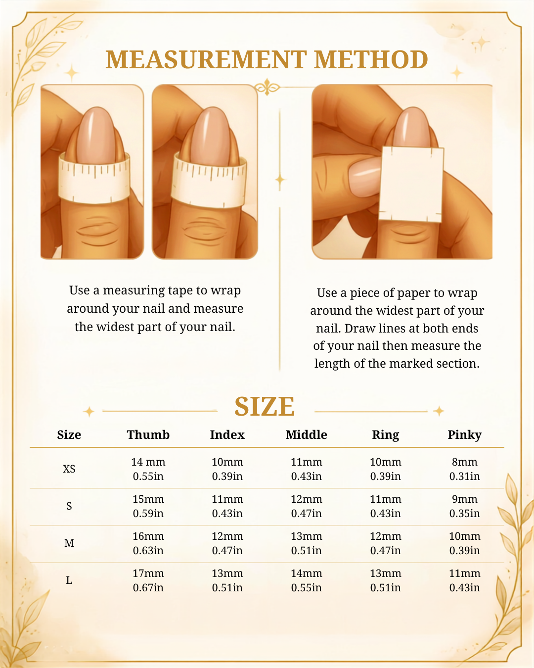 Press-On Nail Lucky Scoop
