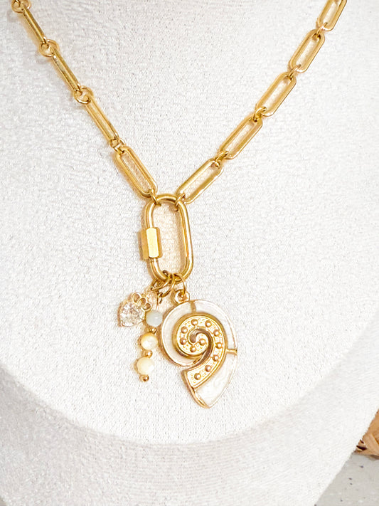 Moon Shell Charm