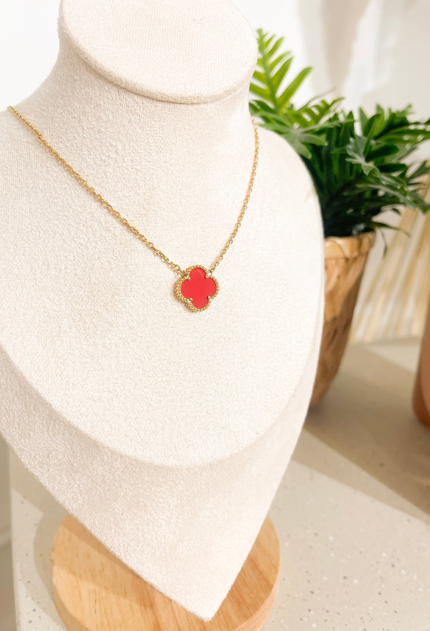 Red Clover Necklace