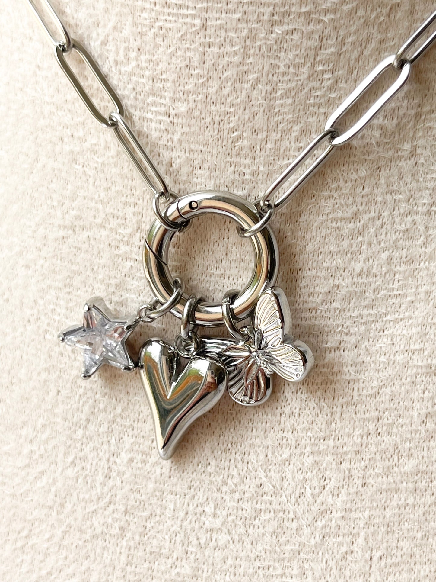 Elara Carabiner Necklace