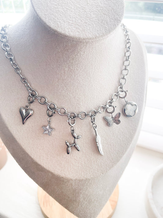 Arya Chain Necklace - Silver