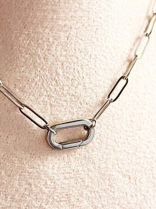 Aria Carabiner Necklace