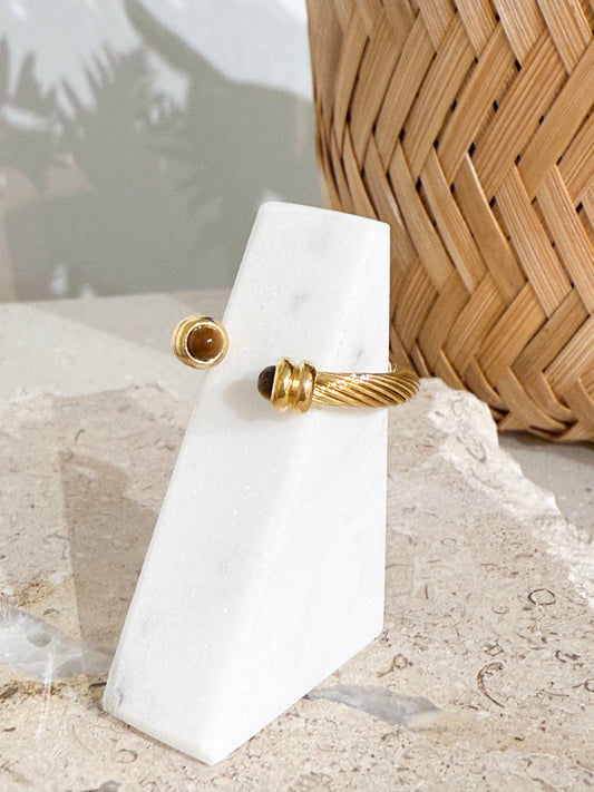 Tiger’s Eye Duo Ring