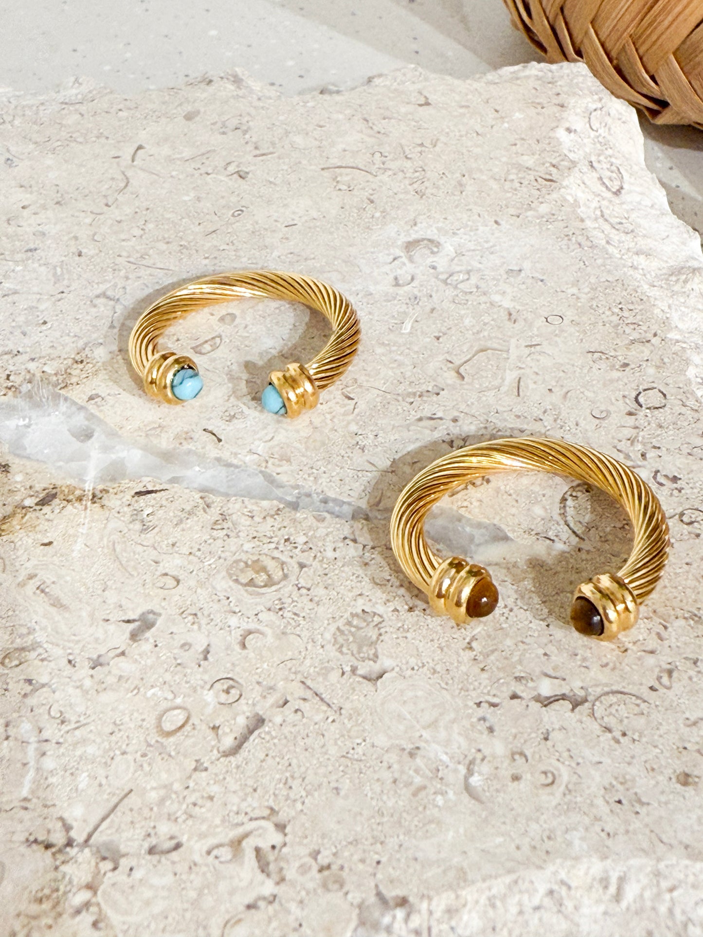 Tiger’s Eye Duo Ring