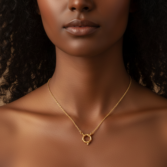 Zara Carabiner Necklace