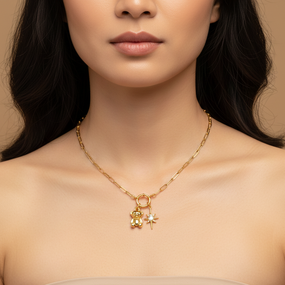 Mira Carabiner Necklace