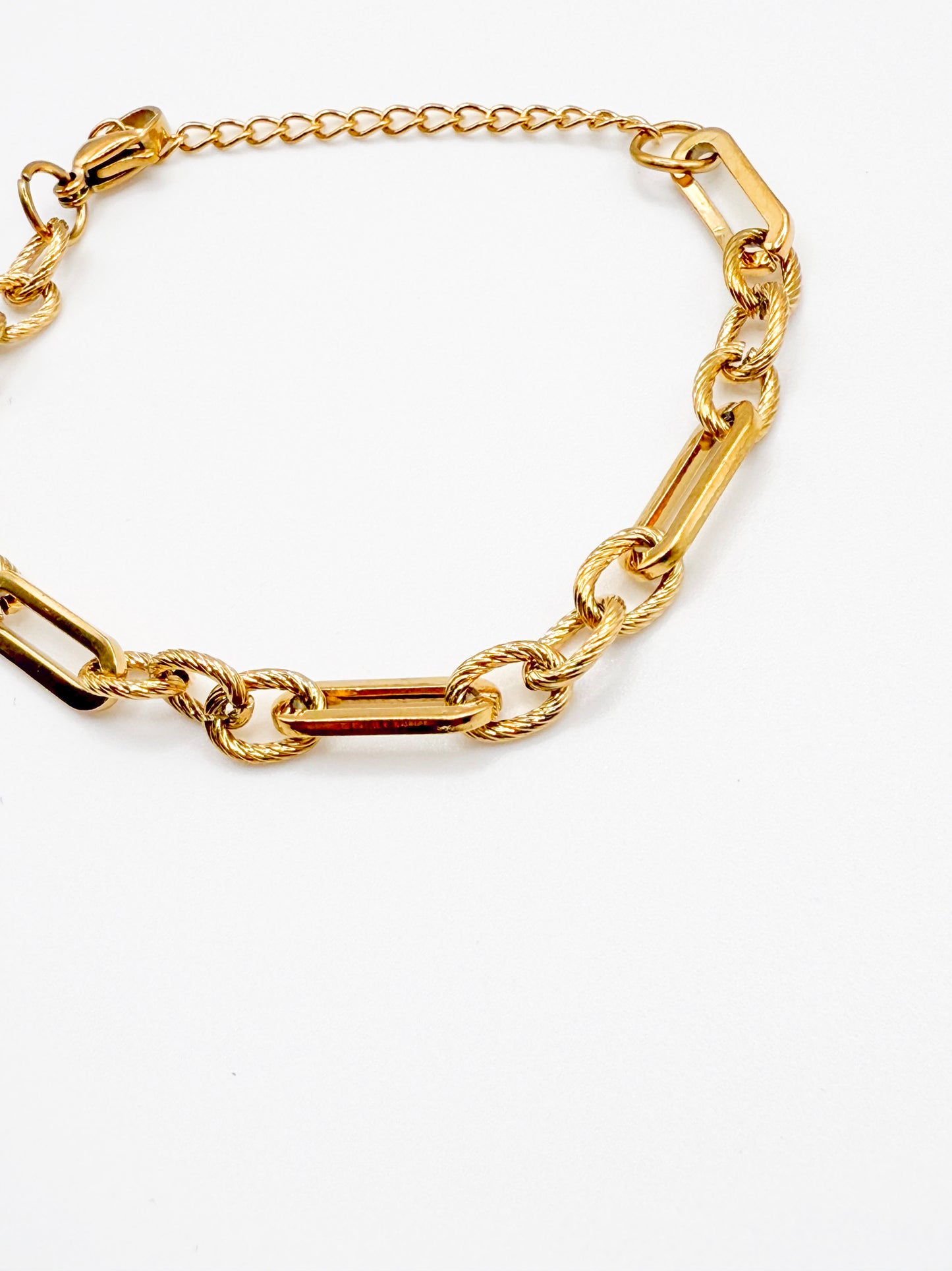 Twist & Clip Link Bracelet