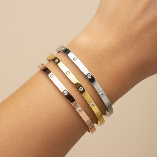 Luxe Gem Bangle