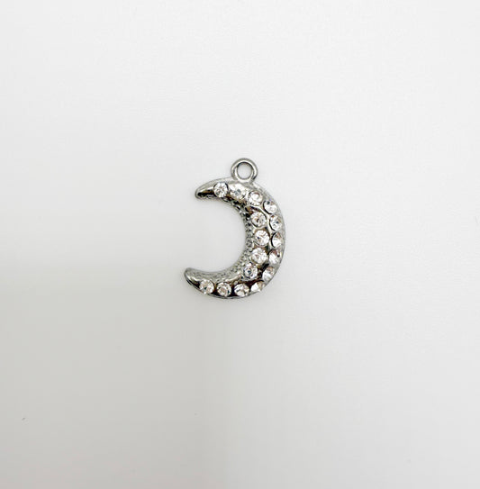 Sparkle Moon Charm