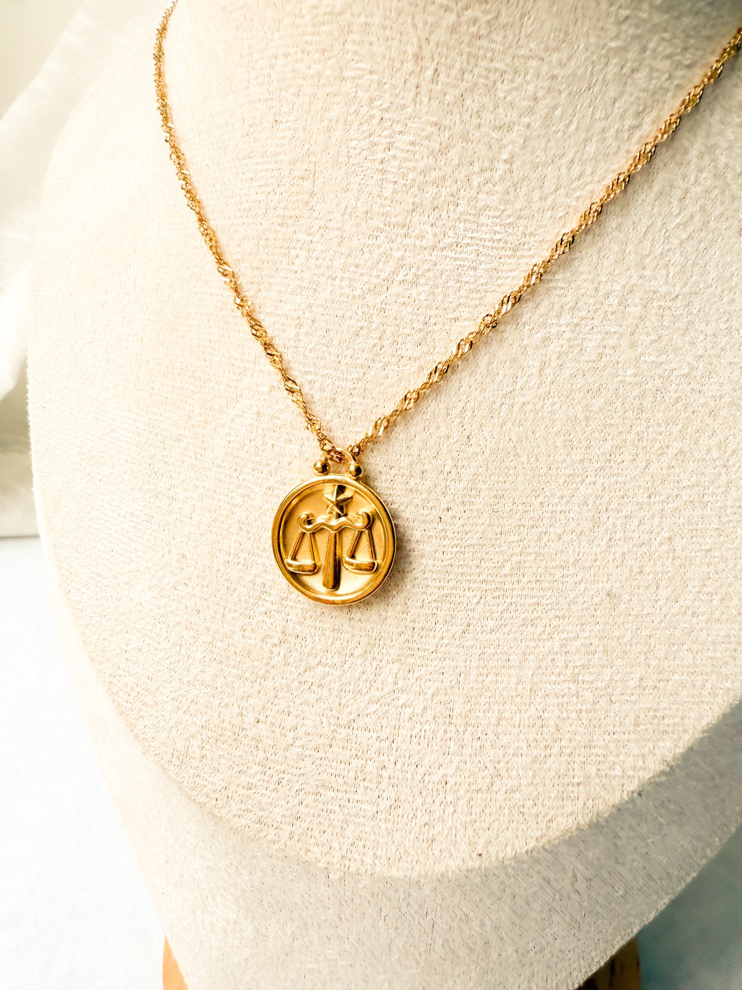 Zodiac Coin Necklace