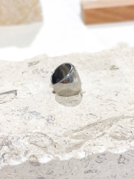 Silver Barrel Ear Cuff image 0