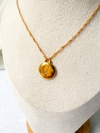 Zodiac Coin Necklace