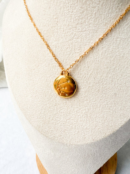 Zodiac Coin Necklace