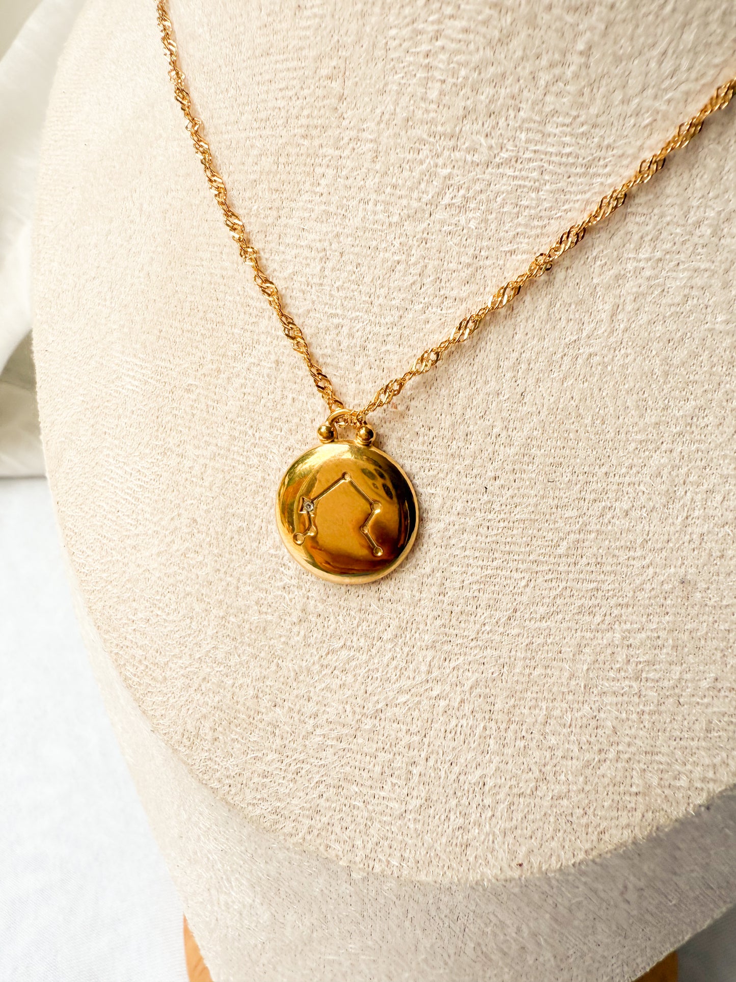 Zodiac Coin Necklace