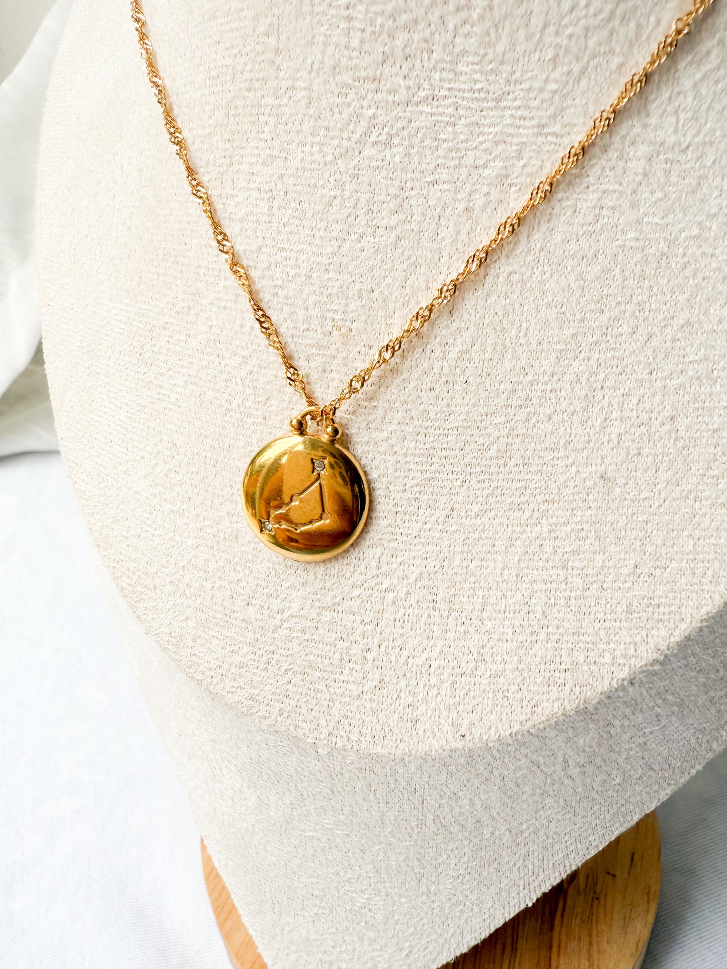 Zodiac Coin Necklace