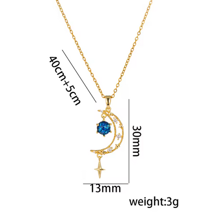 Celestial Moon Necklace.