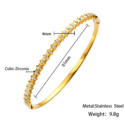 Crystal Tennis Bangle