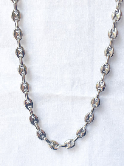 Silver Coffee Bean Necklace image 0