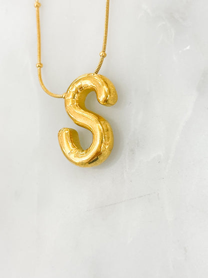 Bubble  Alphabet Necklace  image 4