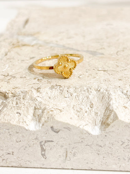 Gold Clover ring22 image 0