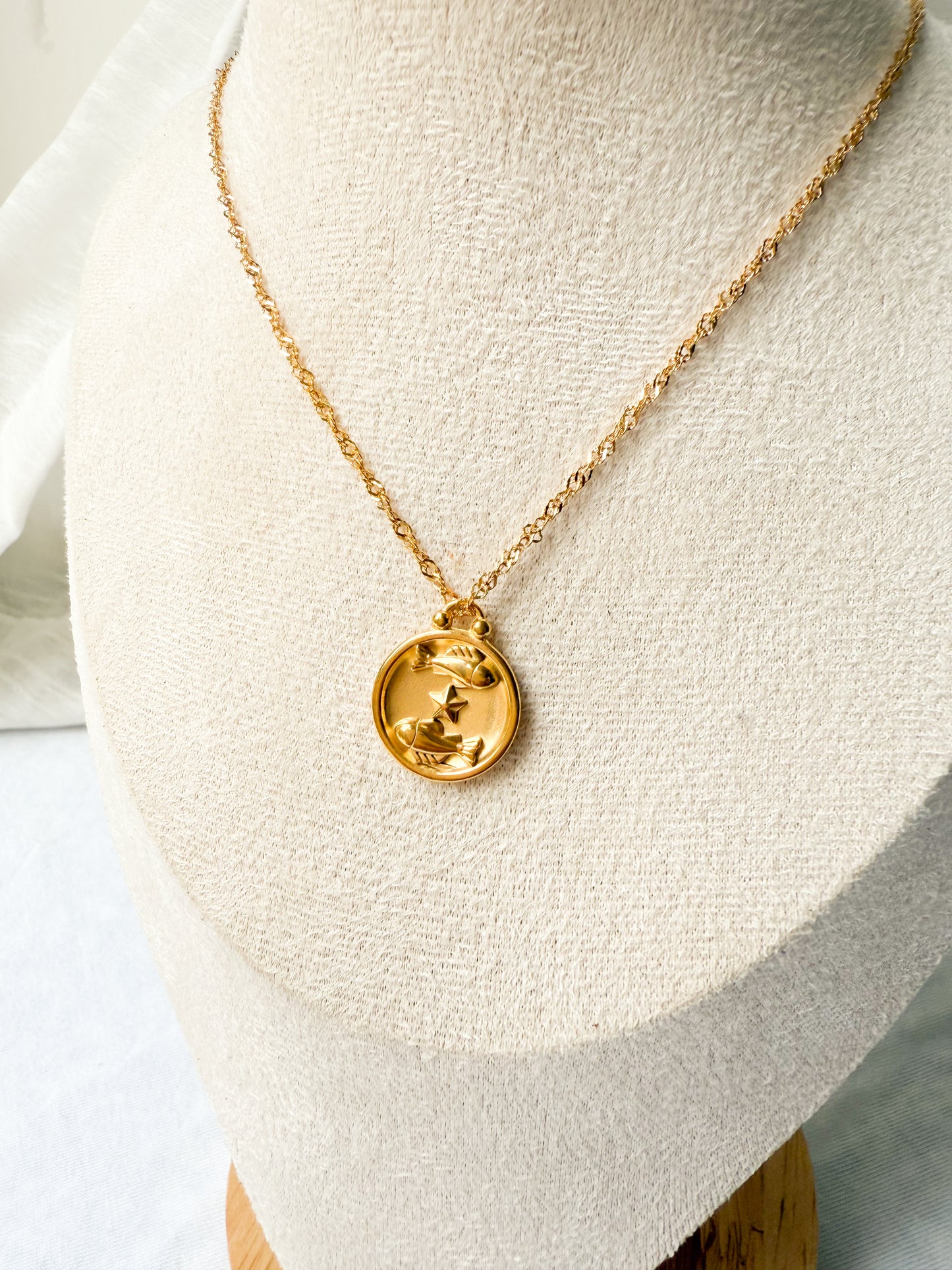 Zodiac Coin Necklace