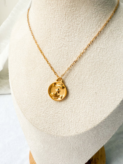 Zodiac Coin Necklace