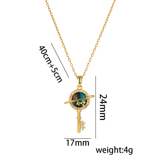 Celestial Key Necklace