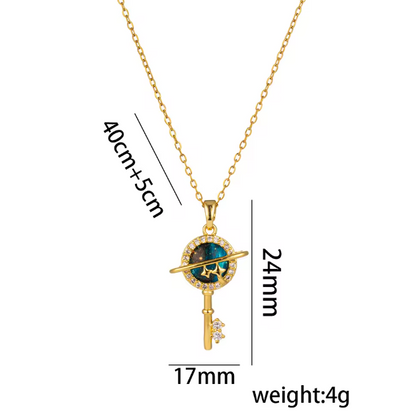 Celestial Key Necklace