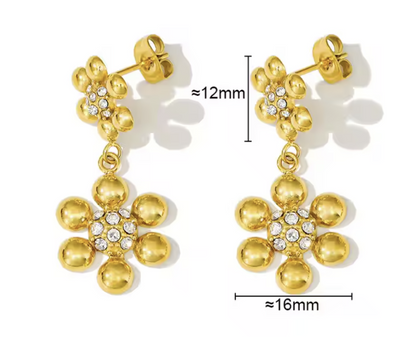 Flower Charm Earring image 2