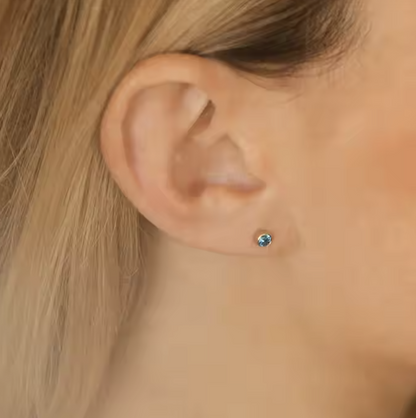 Birthstone Stud Earring image 2