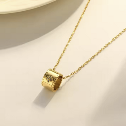 Clover Ring Necklace image 1