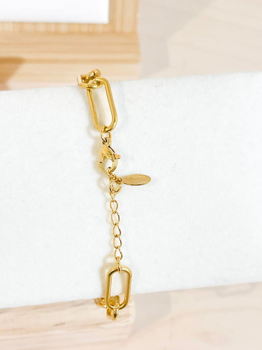 Large Link Sailor Clasp Bracelet image 1